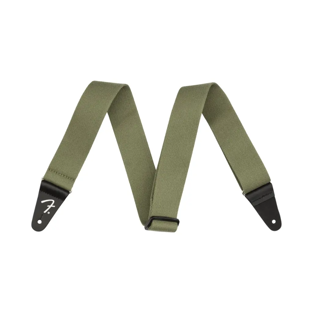 Fender Supersoft Guitar Strap - Olive, 2" 1