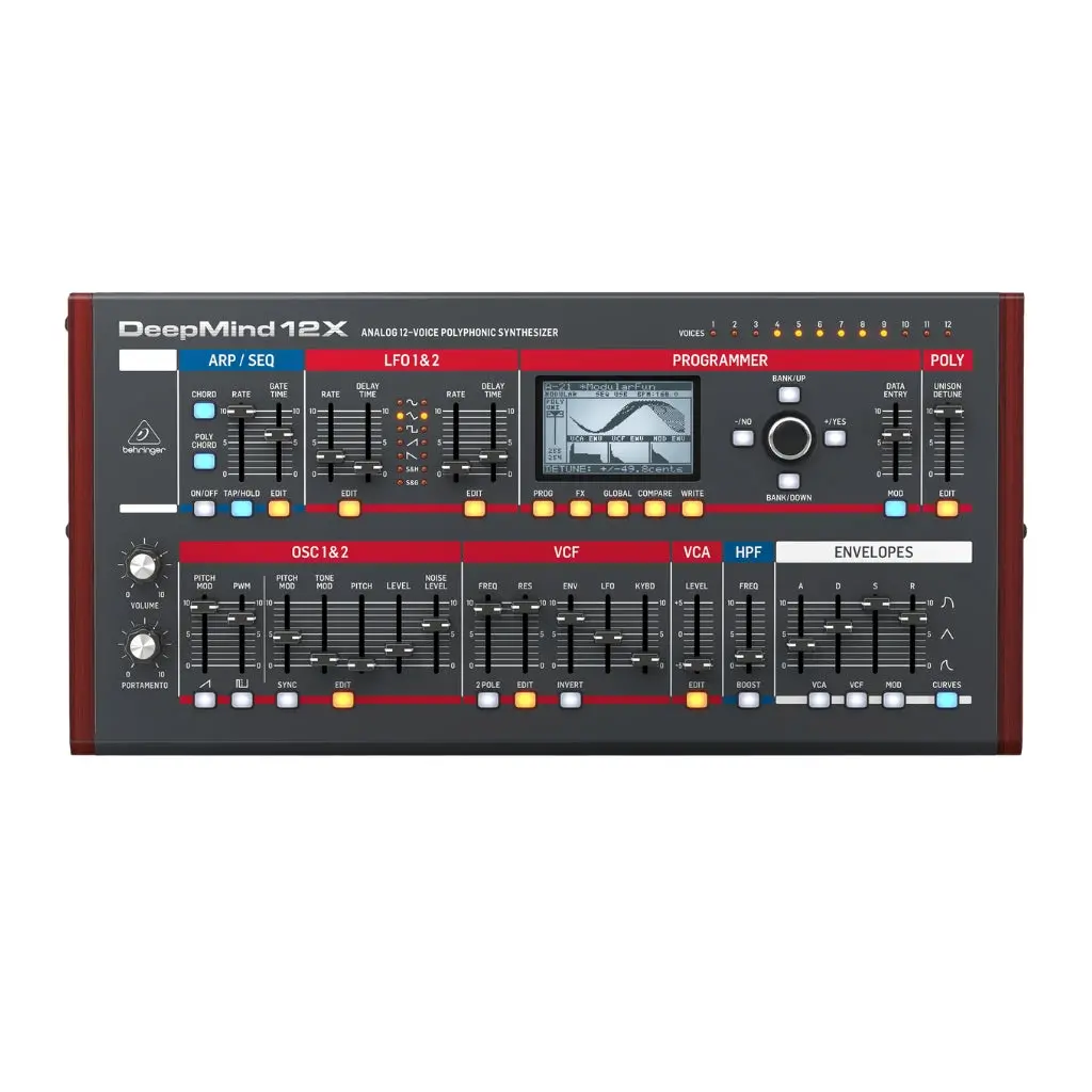 Behringer Deepmind-12Xd True Analog 12-Voice Polyphonic Desktop Synthesizer 1