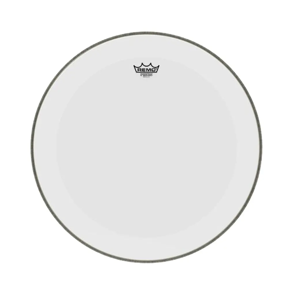 Remo Powerstroke 3 Smooth White 22" Bass Drum Head With Dynamo 1