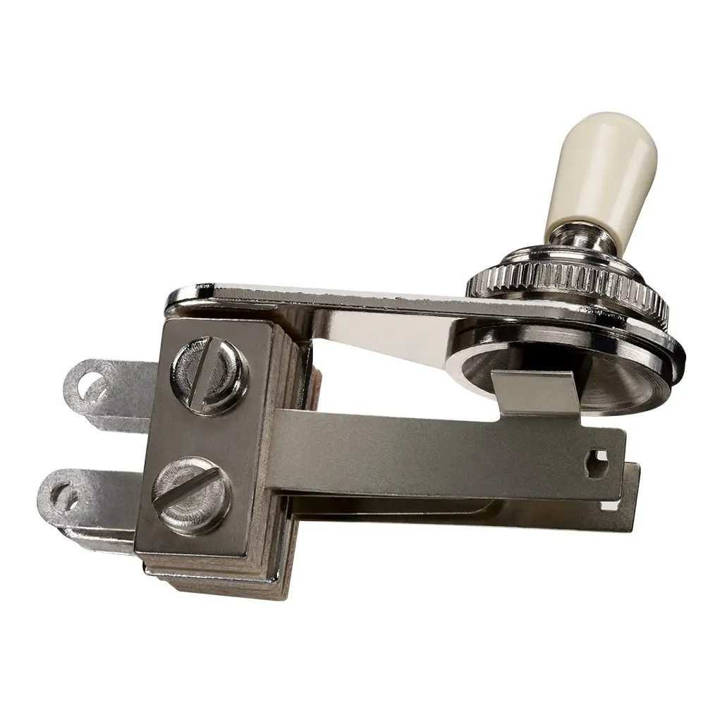 Dimarzio Ep1100 Switchcraft 3-Way Toggle Switch - Right Angle (Cream Knob) 1