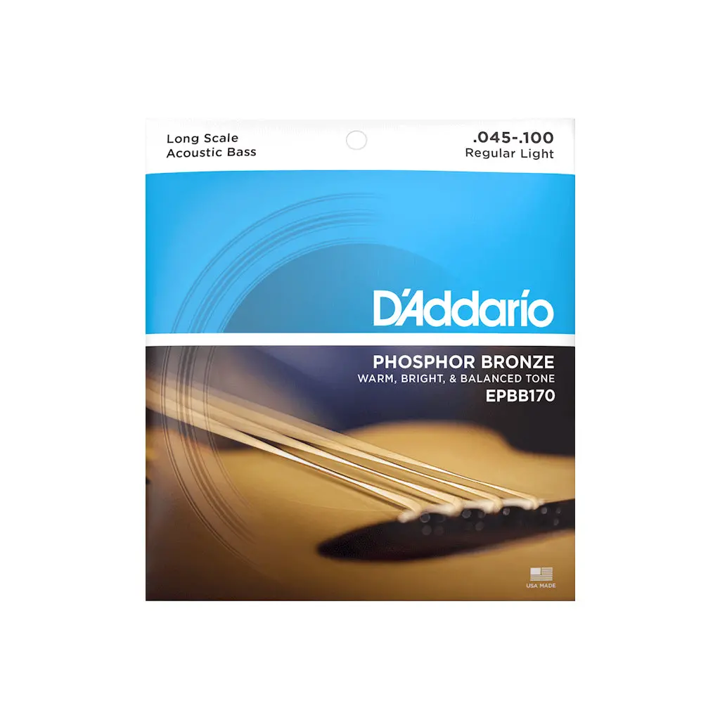 D'addario - Epbb170 - Set Acoustic Bass Strings Pb 45-100 - Acoustic Bass Strings 1