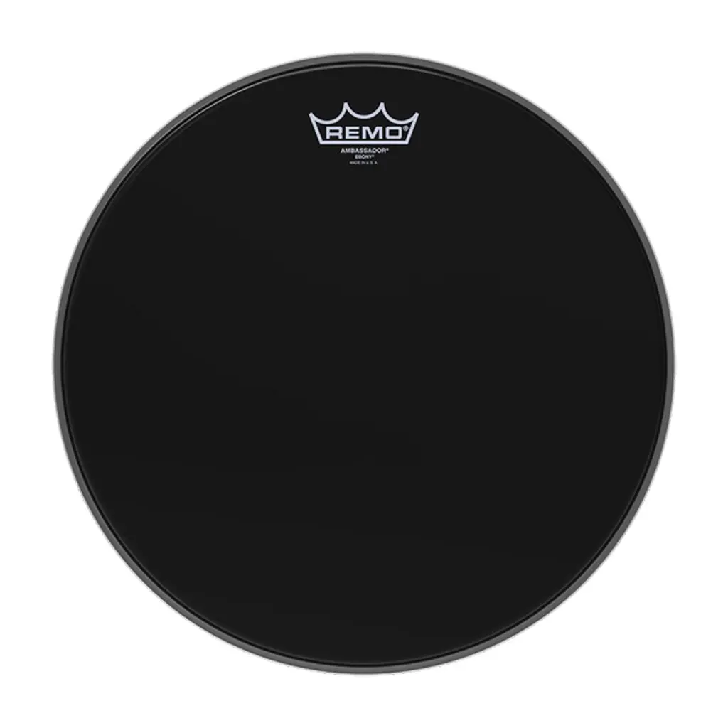 Remo 6" Ambassador Ebony 1
