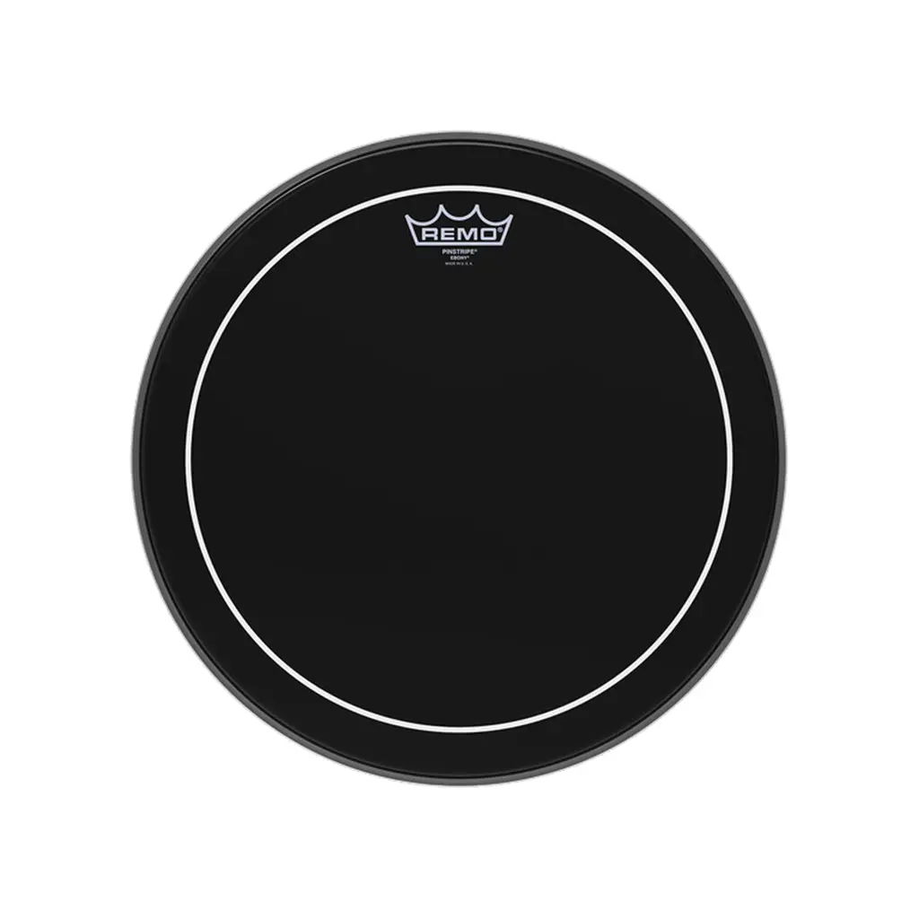 Remo 14" Pinstripe Ebony 1