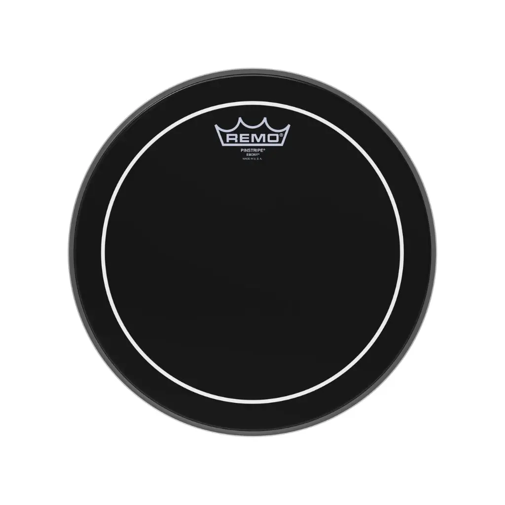 Remo 15" Pinstripe Ebony 1