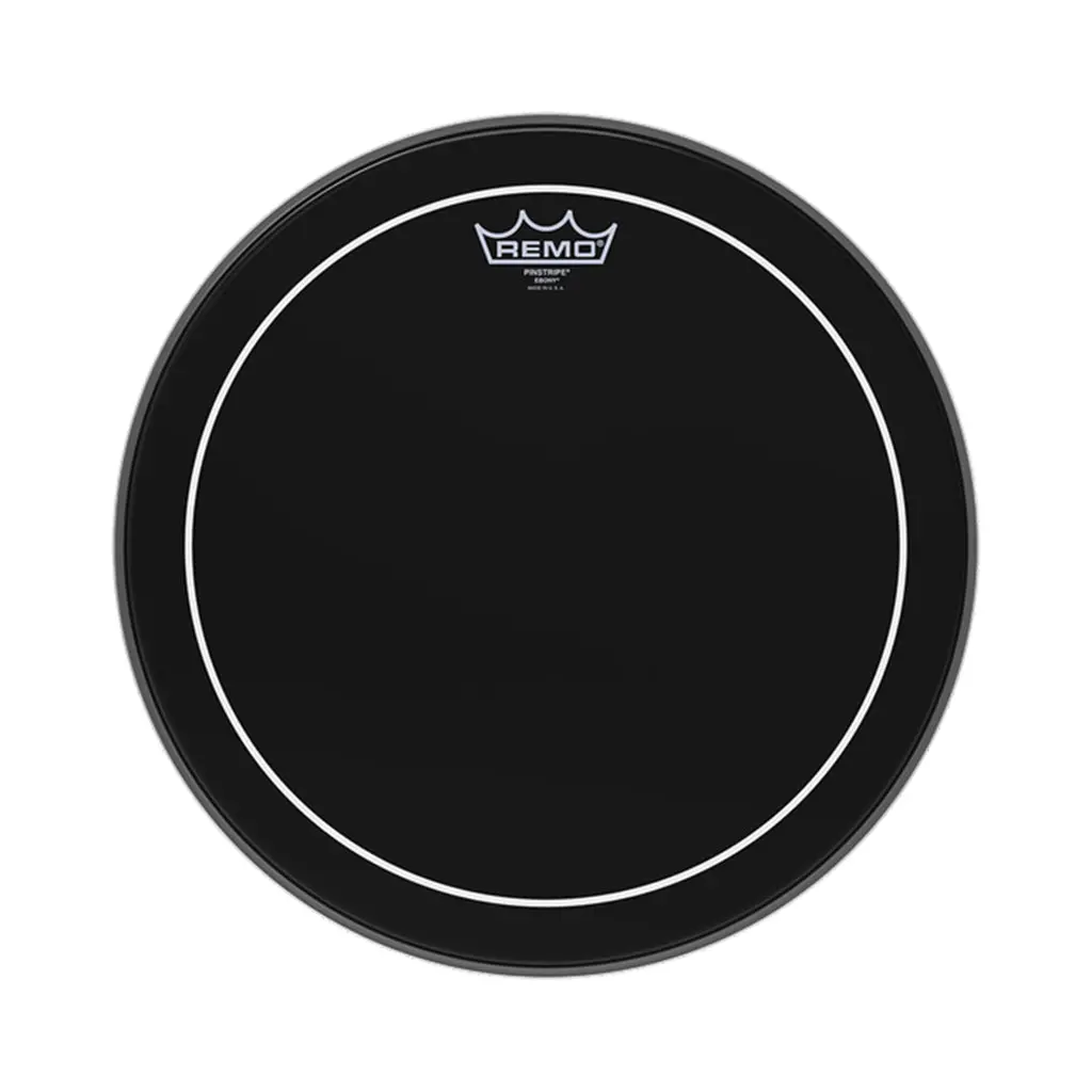 Remo 16" Pinstripe Ebony 1