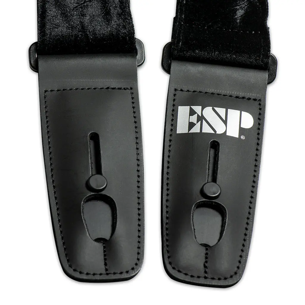 Esp Lock It Strap 2'' Crushed Velvet Black 2