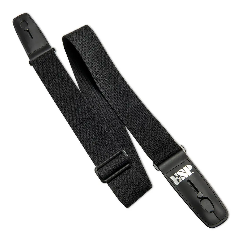 Esp Lock It Strap 2'' Woven Cotton Black 1