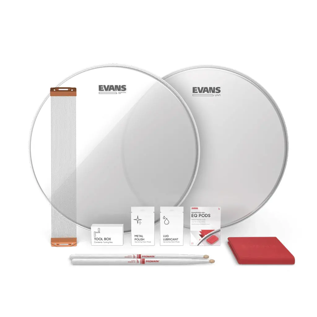 Evans 14" Uv1 Snare Tune Up Kit 1