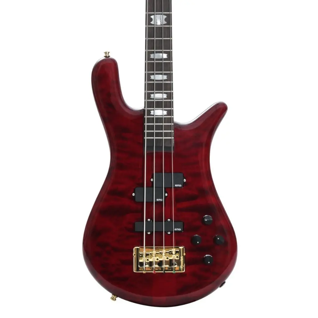 Spector Euro 4 Lx Bass Guitar - Black Cherry Gloss 1