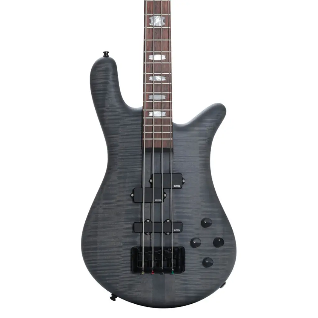 Spector Euro 4 Lx Bass Guitar - Trans Black Stain 1