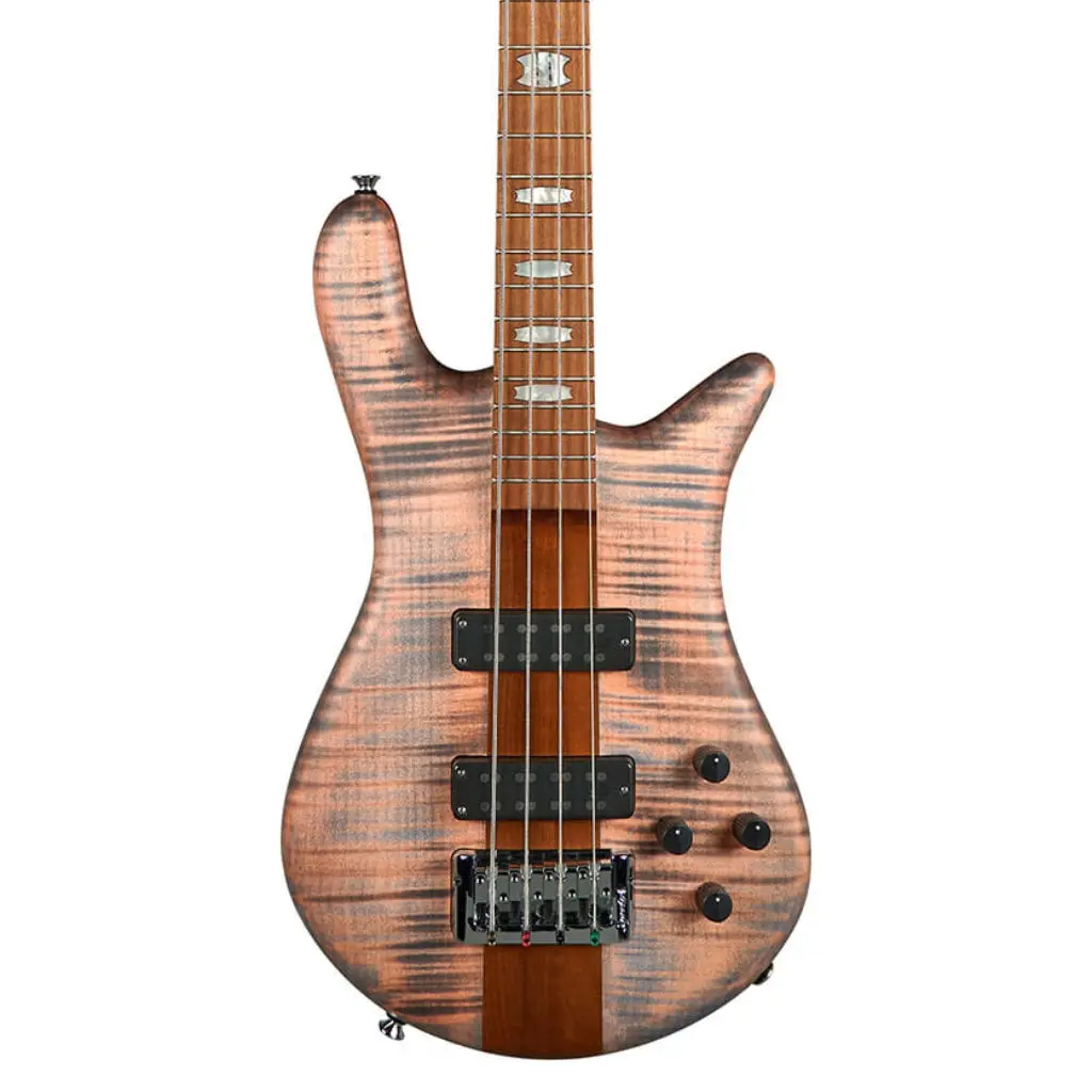 Spector Euro 4 Roasted Bass Guitar - Sundown Glow 1