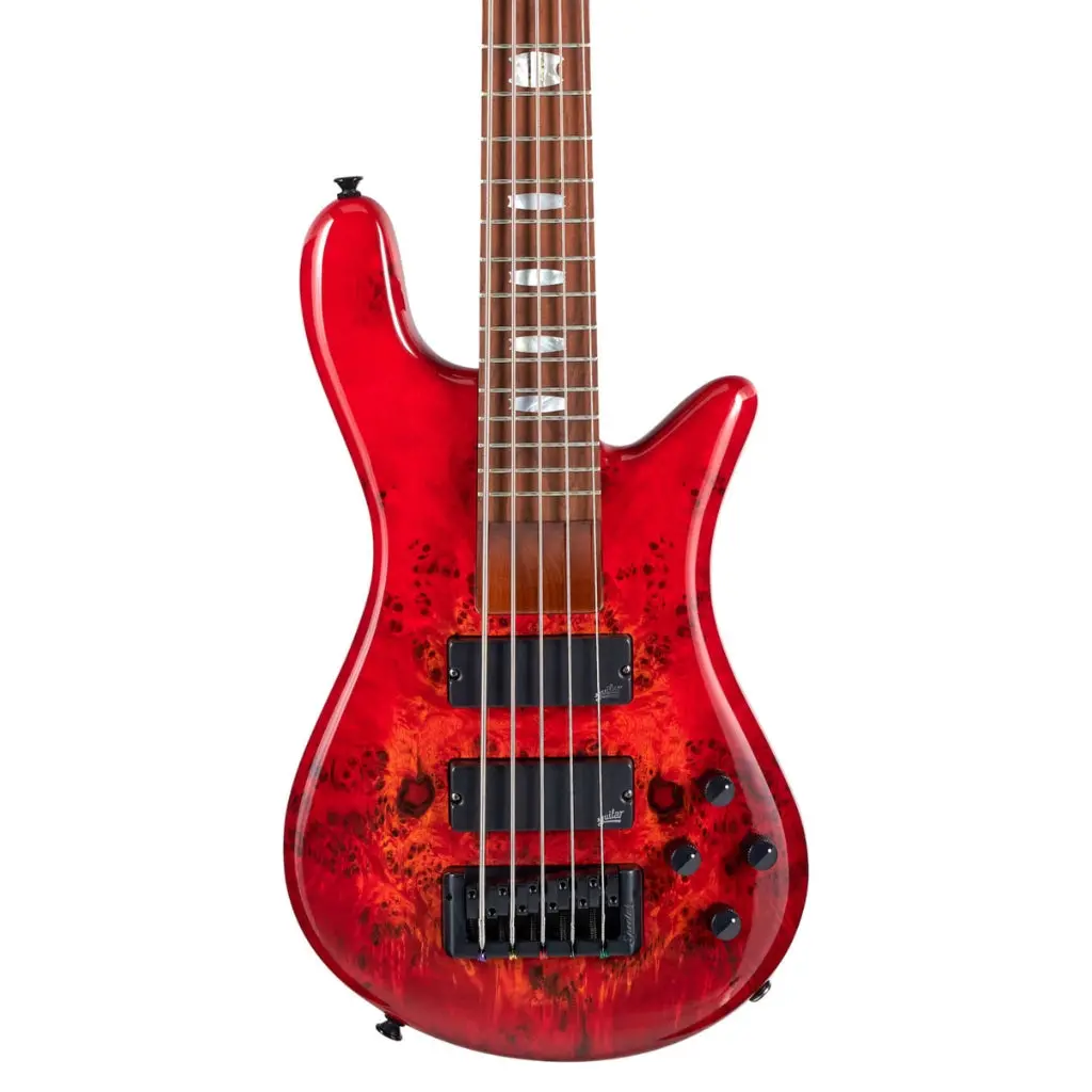 Spector Eurobolt 5 Bass Guitar - Inferno Red 1