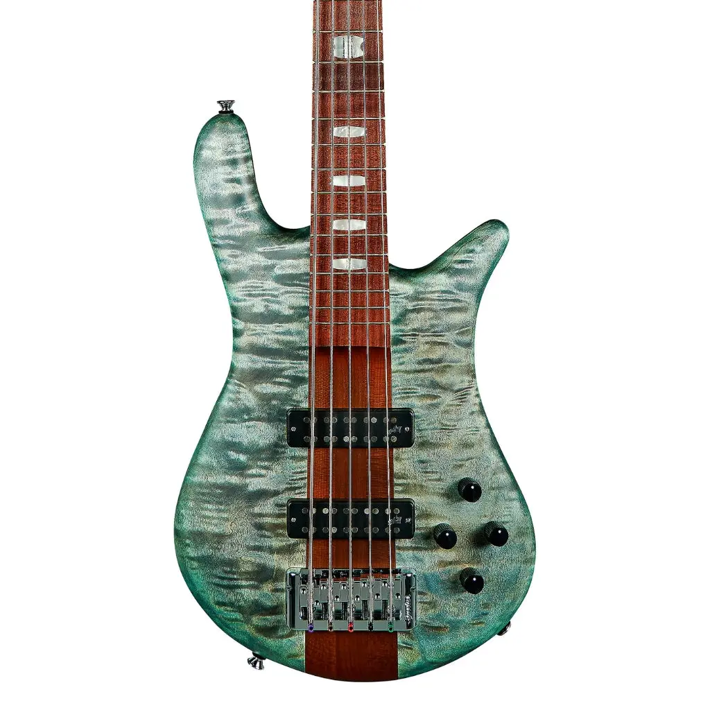 Spector Euro 5 Roasted Bass Guitar - Turquoise Tide 1