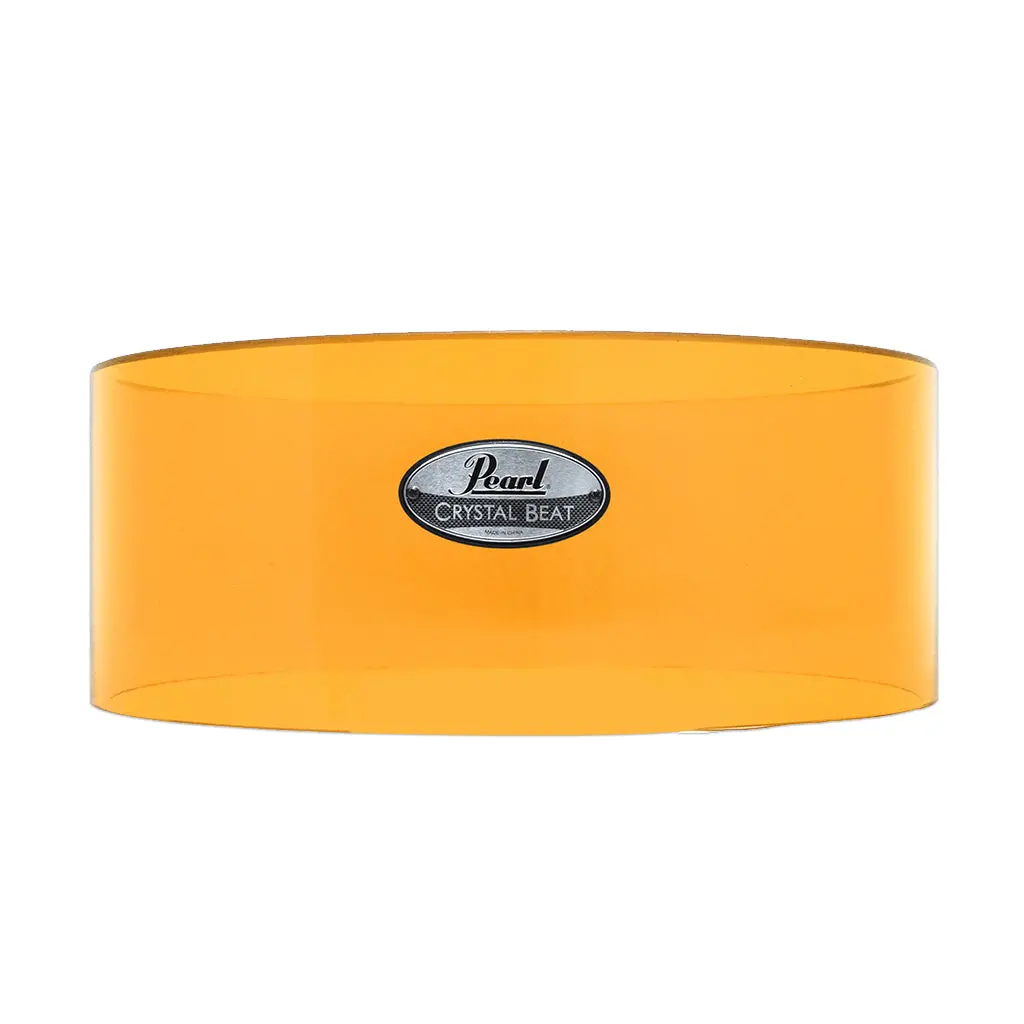 Pearl Crb Crystal Beat  14 X 5" Free Floating Snare Shell Only - Tangerine Glass 1