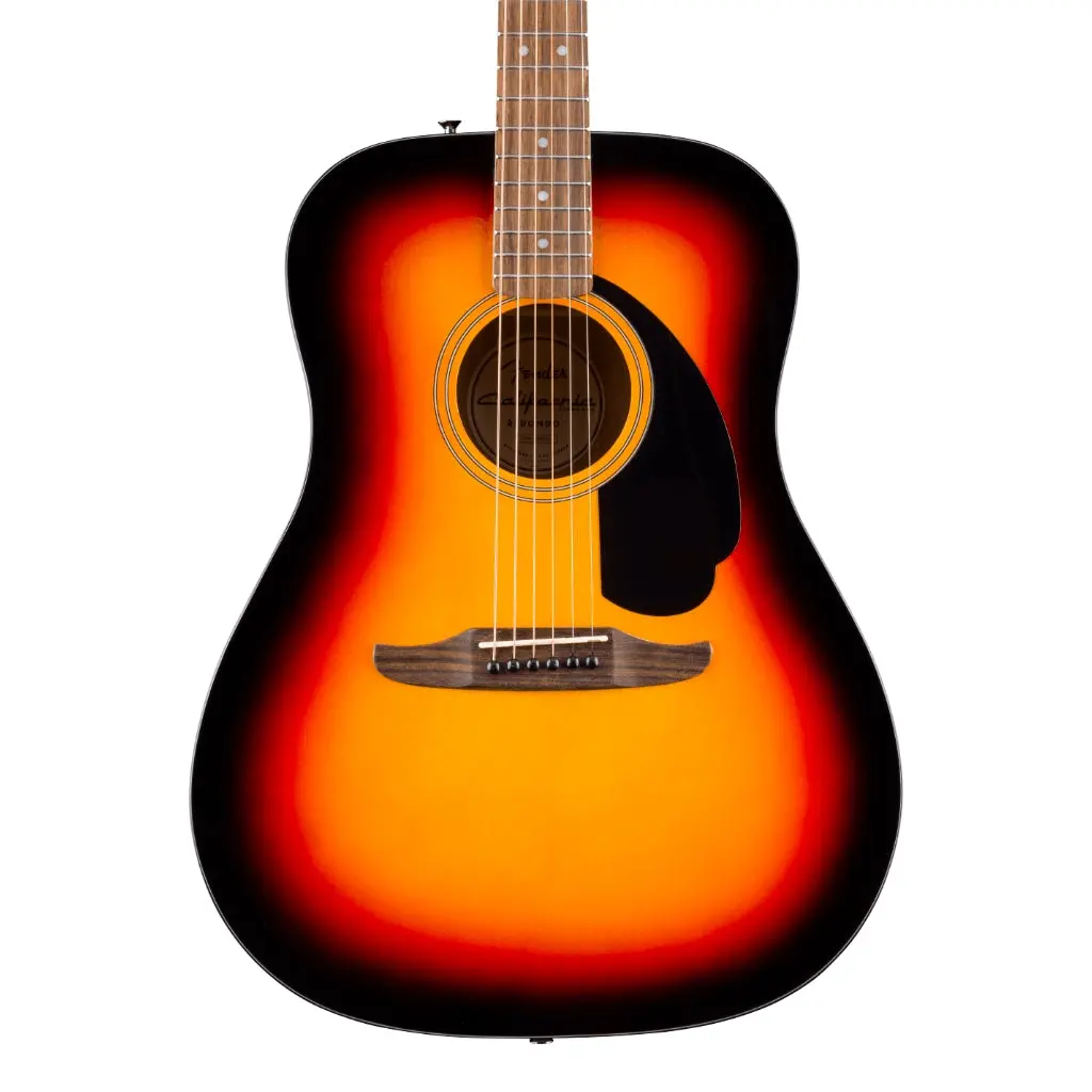 Fender California Standard Redondo Acoustic Guitar - 3-Color Sunburst, Spruce Top 1