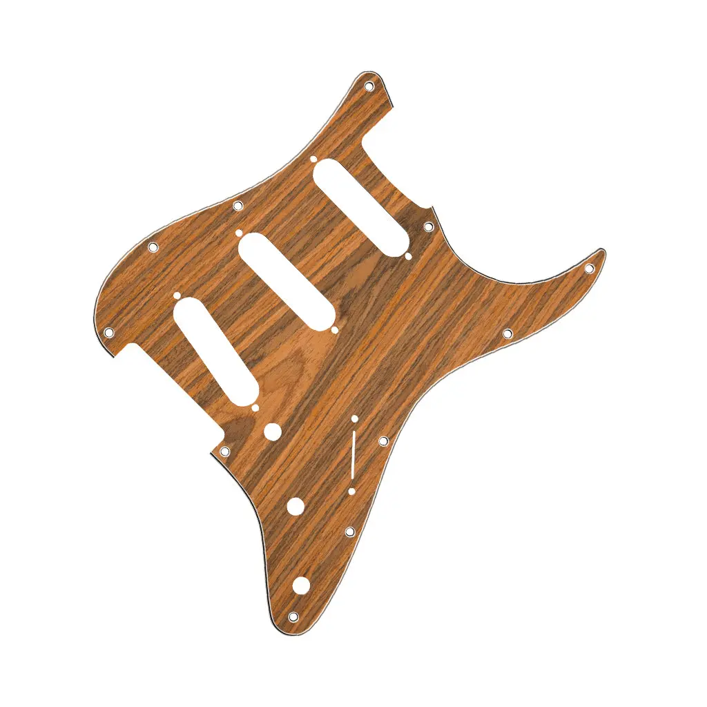 Fender Stratocaster Sss Pickguard - 5-Ply Rosewood 1