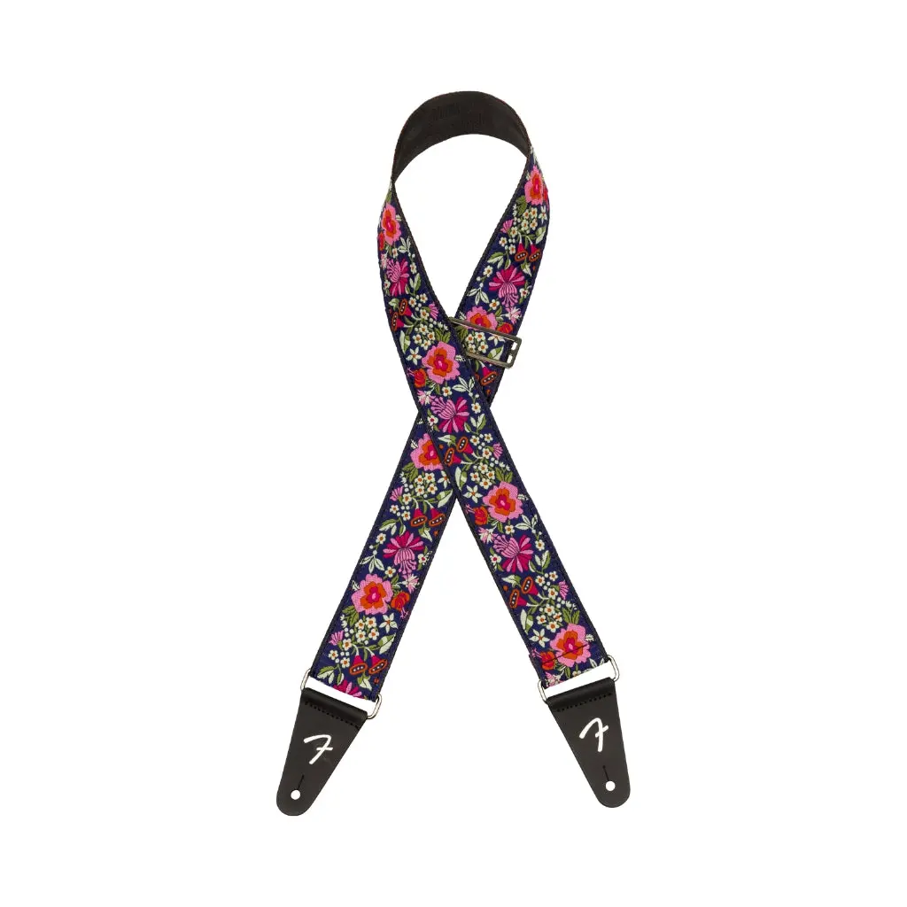 Fender Mosaic Jacquard Guitar Strap - Blue, 2" 1
