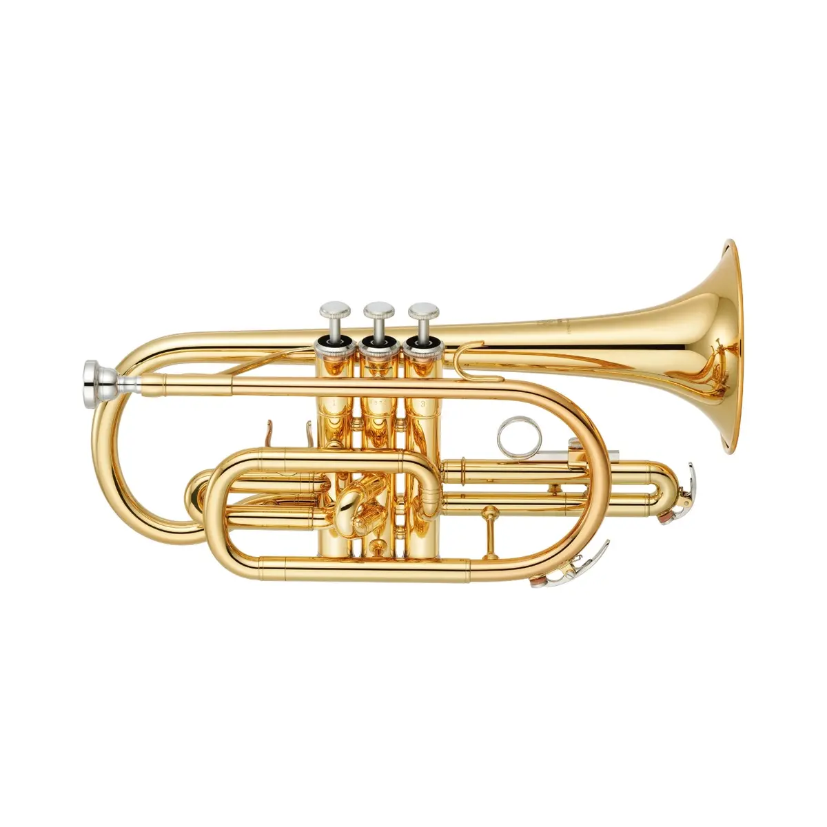 Yamaha 2330Iii B-Flat Cornet - Yellow Brass Bell, Gold Lacquer 1