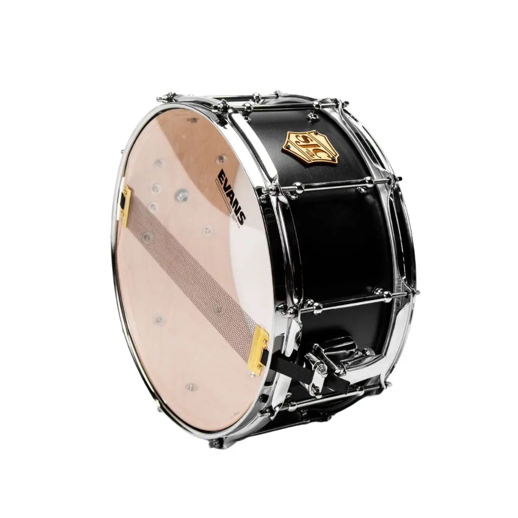 Sjc Custom Drums Tour Series Snare Drum - 6.5 X 14-Inch - Matte Black 2