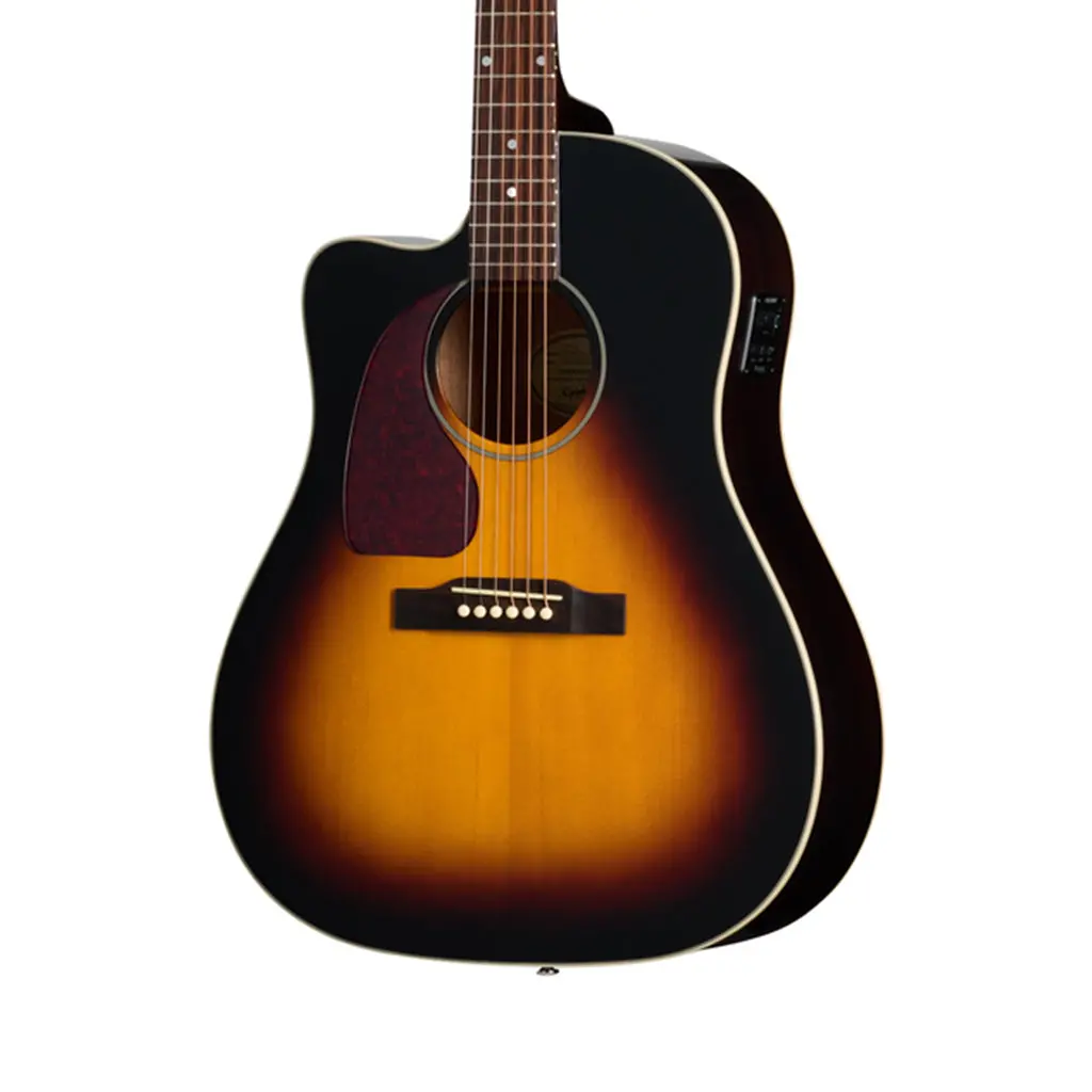 Epiphone J-45 Studio Ec Left Handed - Vintage Sunburst 1