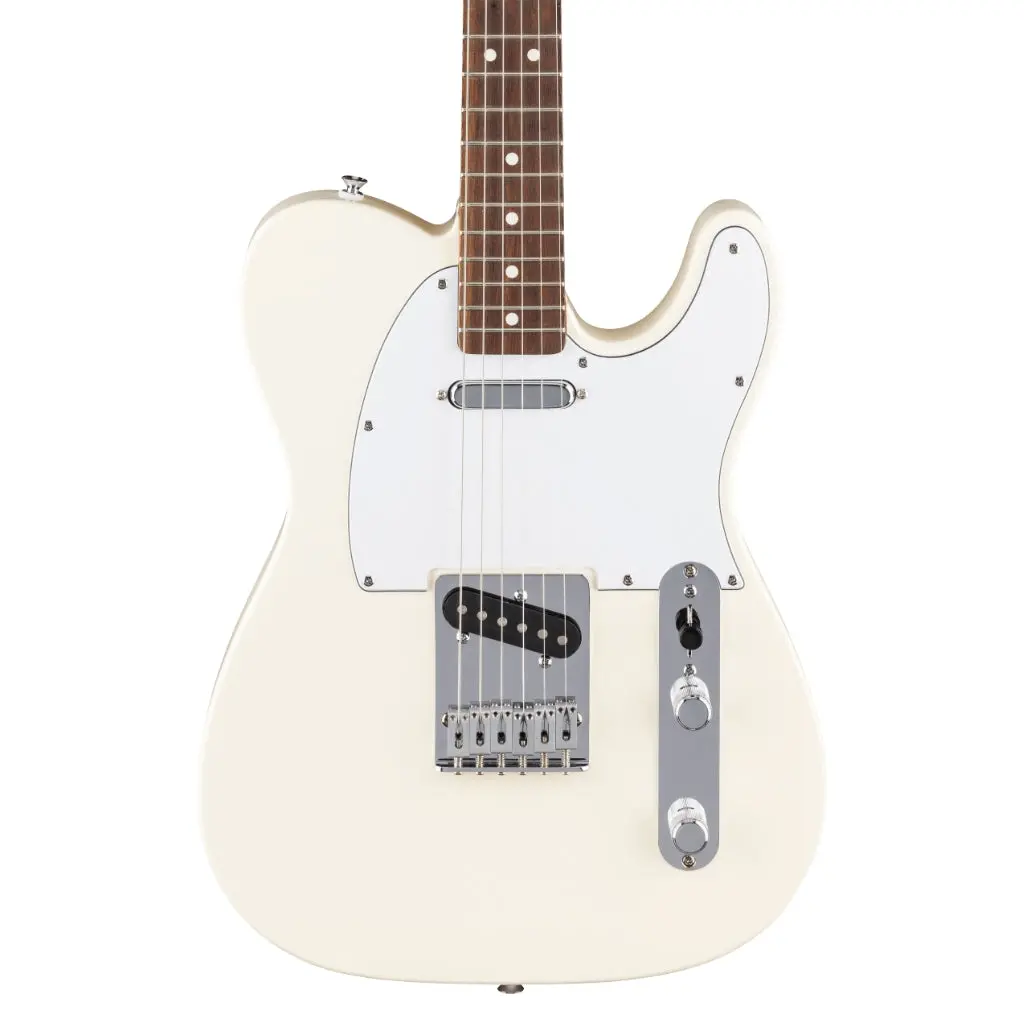 Fender Standard Telecaster, Laurel Fingerboard Electric Guitar - Olympic White 1