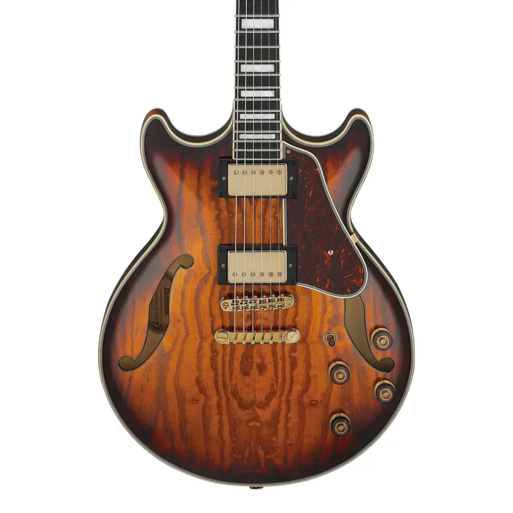 Ibanez Am93qa Electric Guitar - Vintage Violin High Gloss 1