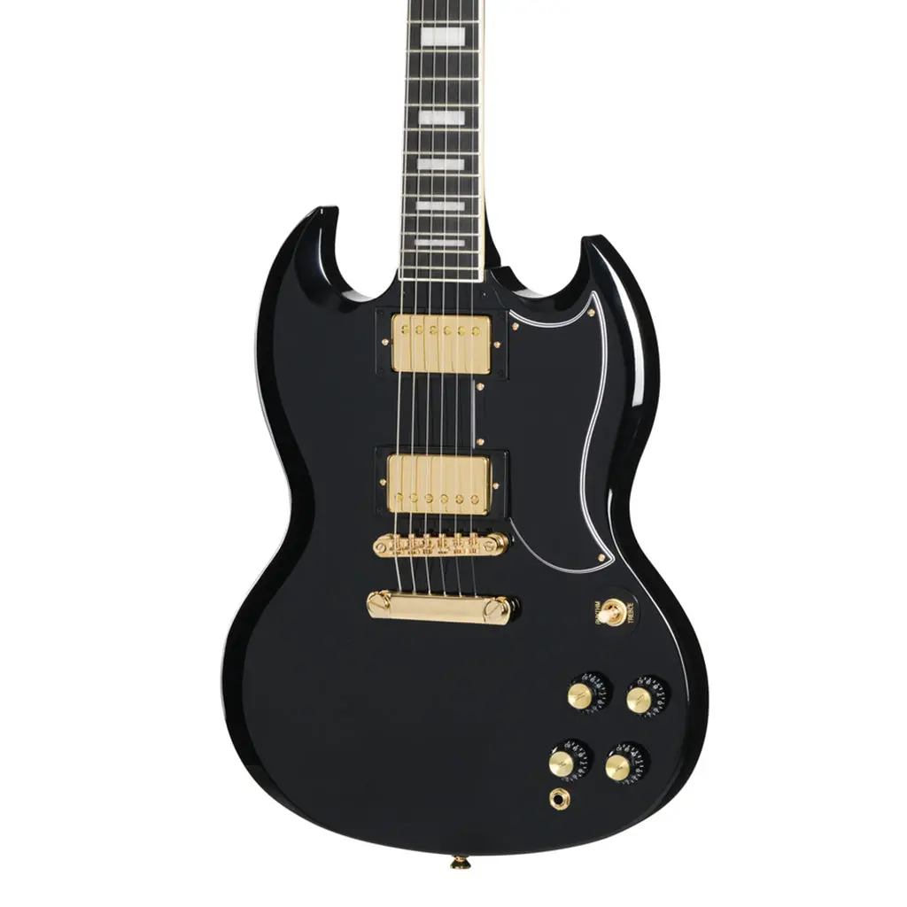 Epiphone Sg Custom With Premium Gig Bag - Ebony 1