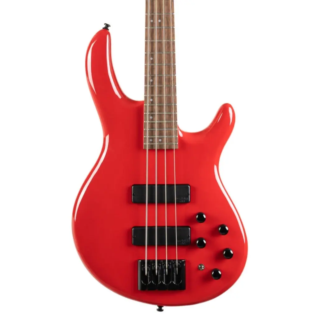 Cort C4 Deluxe Bass Guitar - Candy Red 1