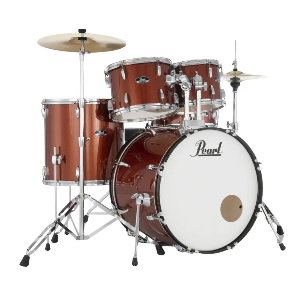 Pearl Roadshow 22" 5Pc Drum Kit Package With Cymbals - Burnt Orange Sparkle 1