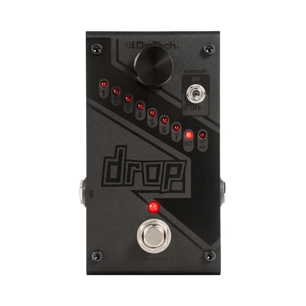 Digitech Drop Polyphonic Drop-Tune Pitch-Shift Pedal - Black 1