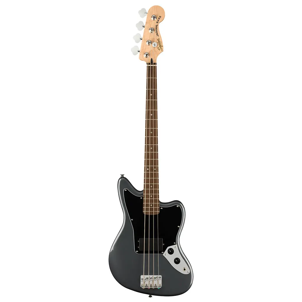 Squier - Affinity Series Jaguar Bass In Charcoal Frost Metallic 2