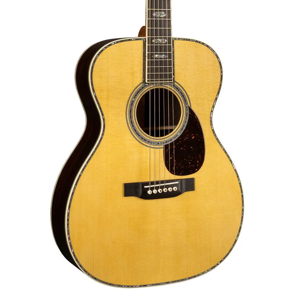 Martin Om-45 Standard Series Orchestra Model Acoustic Guitar - Natural 1