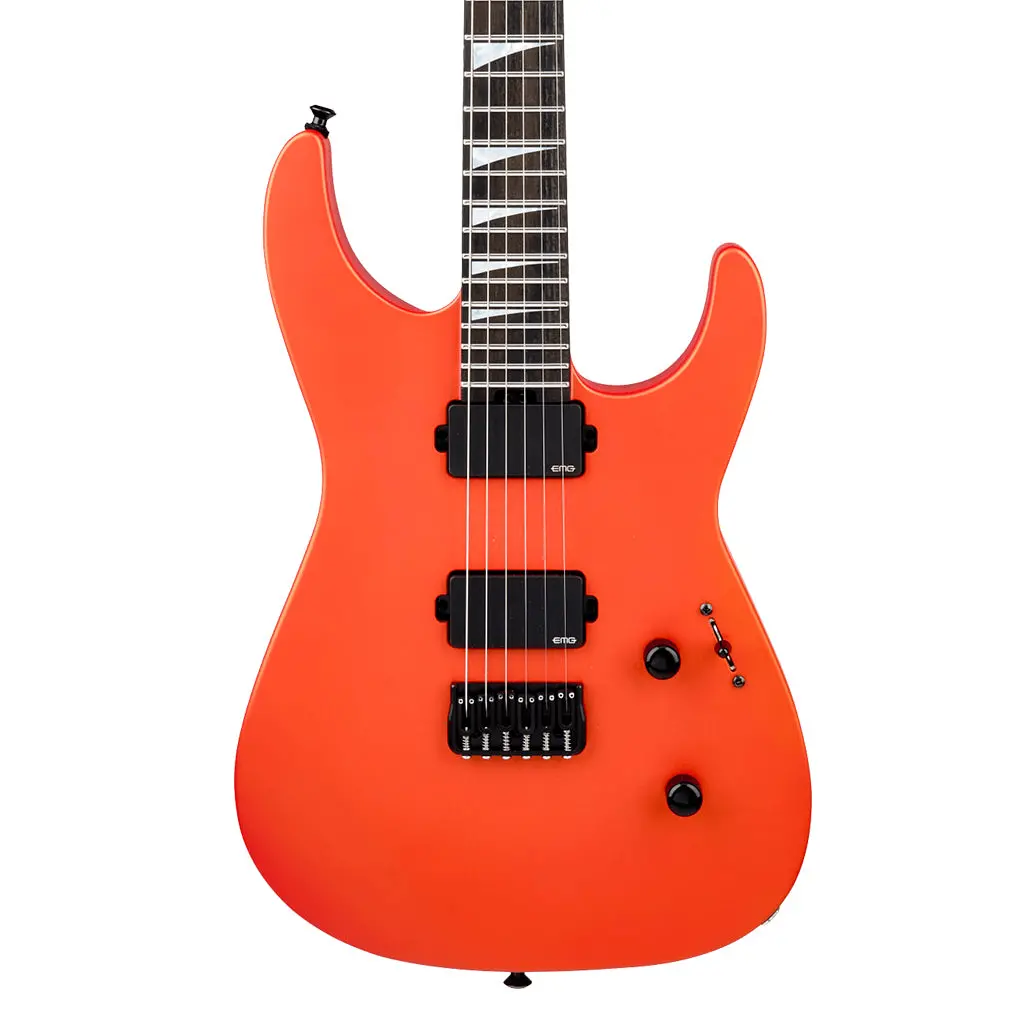Jackson American Series Soloist Sl2 Ht Electric Guitar Ebony Fingerboard Satin Lambo Orange 1
