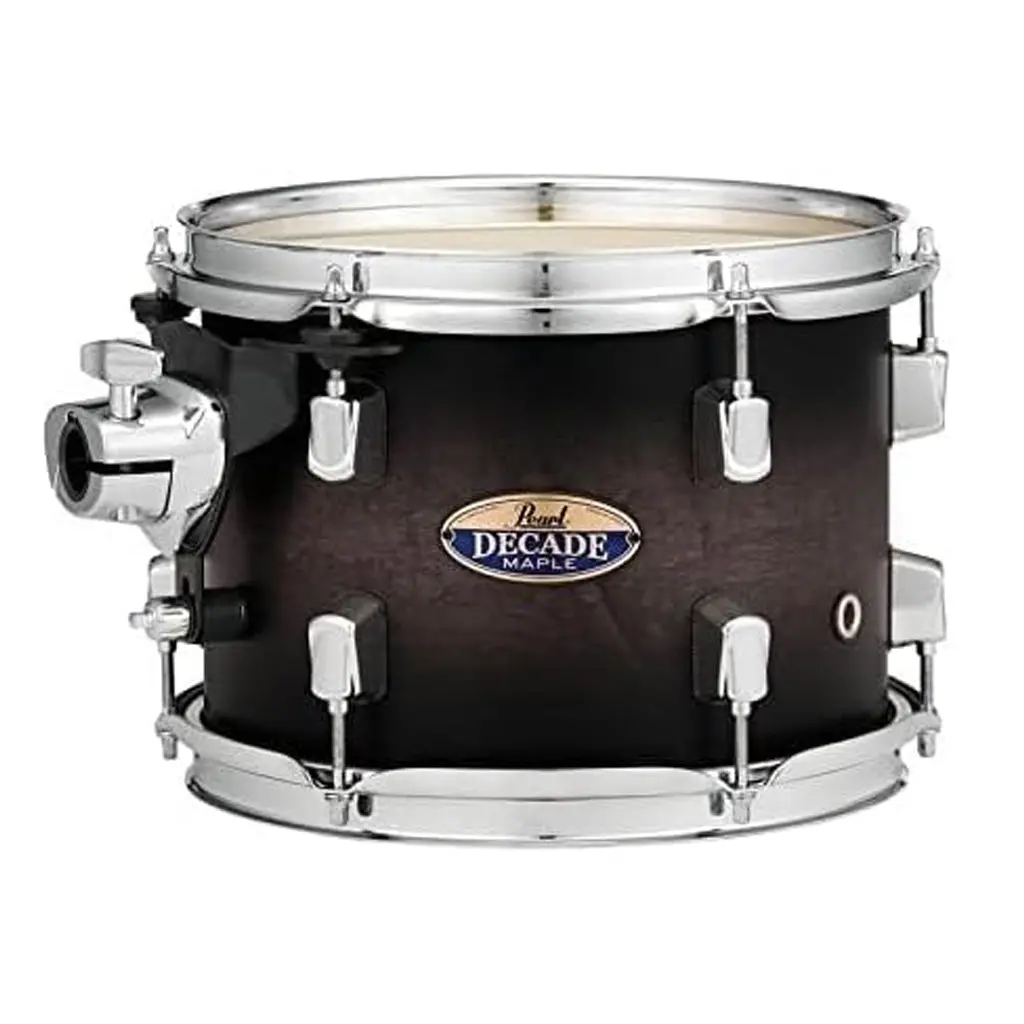 Pearl Decade Maple 10"X7" Tom - Satin Black Burst 1
