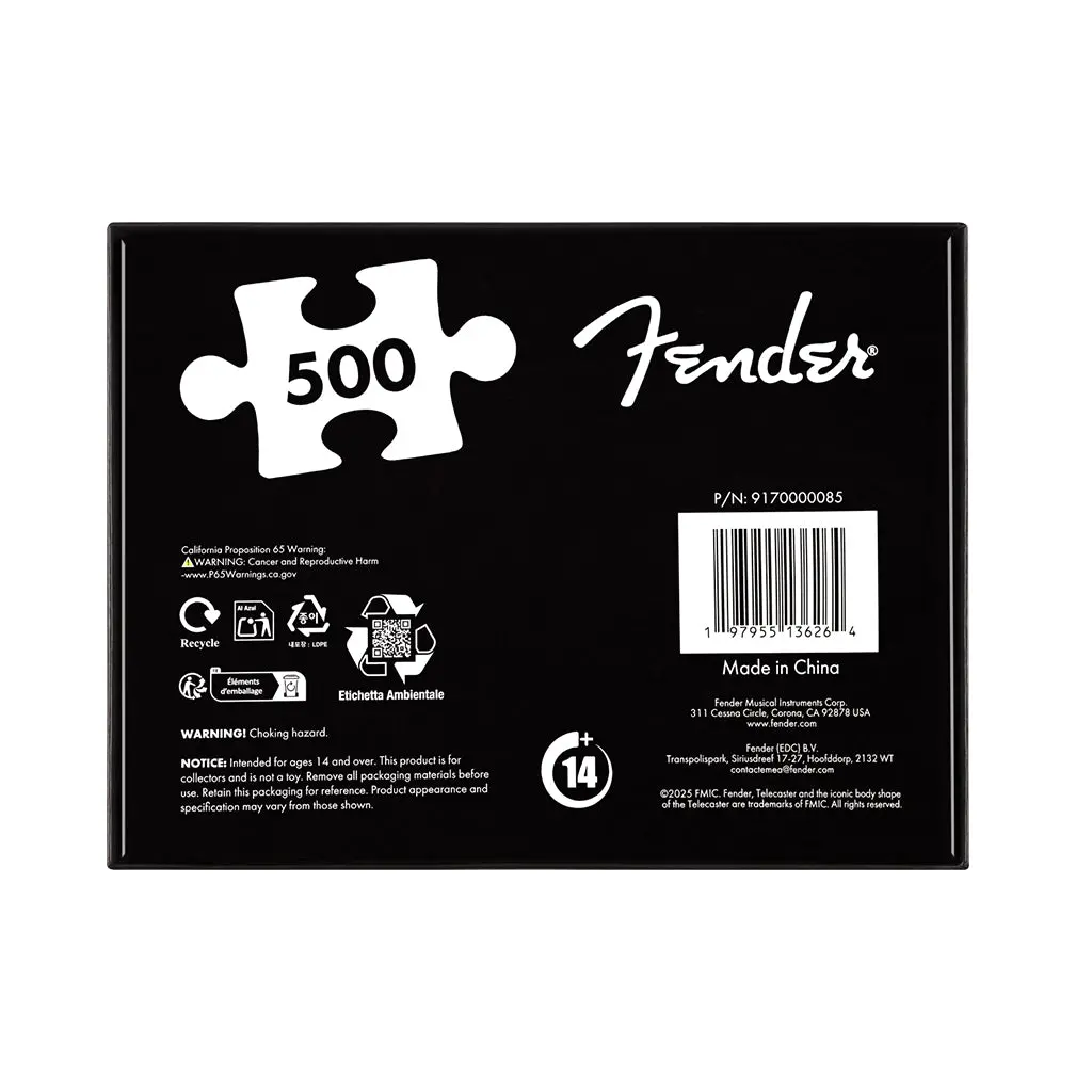 Fender 500-Piece Telecaster Jigsaw Puzzle - 18X24 2