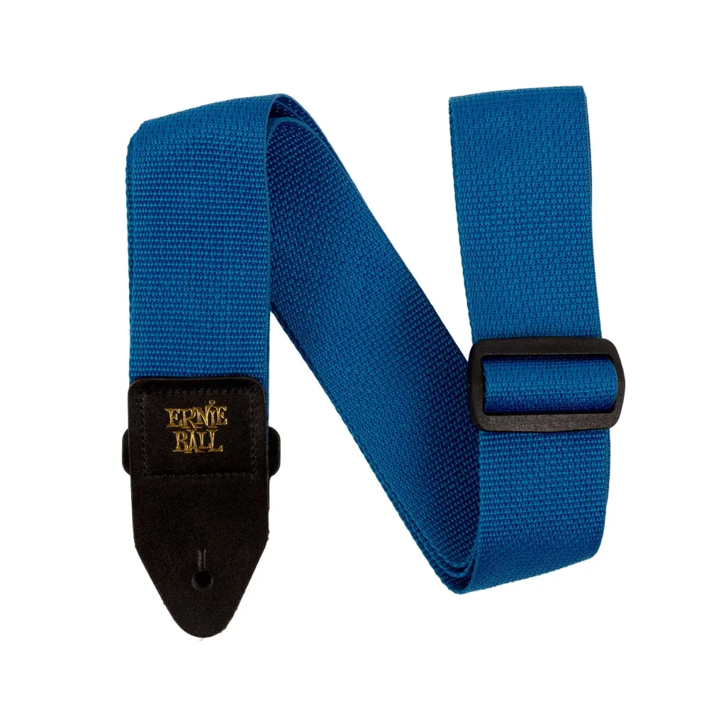 Ernie Ball Polypro Guitar Strap/Bass Strap - Pearl Blue And Black 1