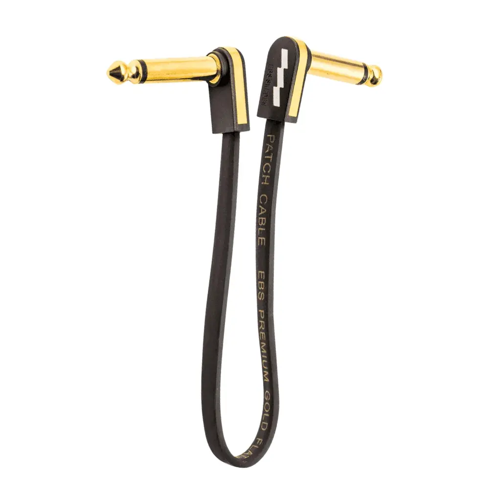 Ebs Pg-18 Premium Gold Plated Flat Patch Cable - 18Cm 1