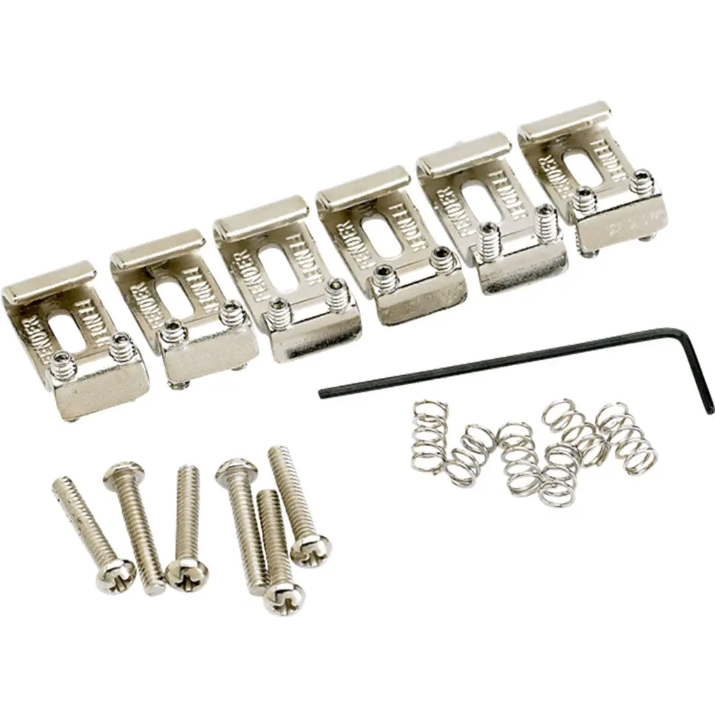 American Vintage Stratocaster® Bridge Saddles (6) (Nickel) 1