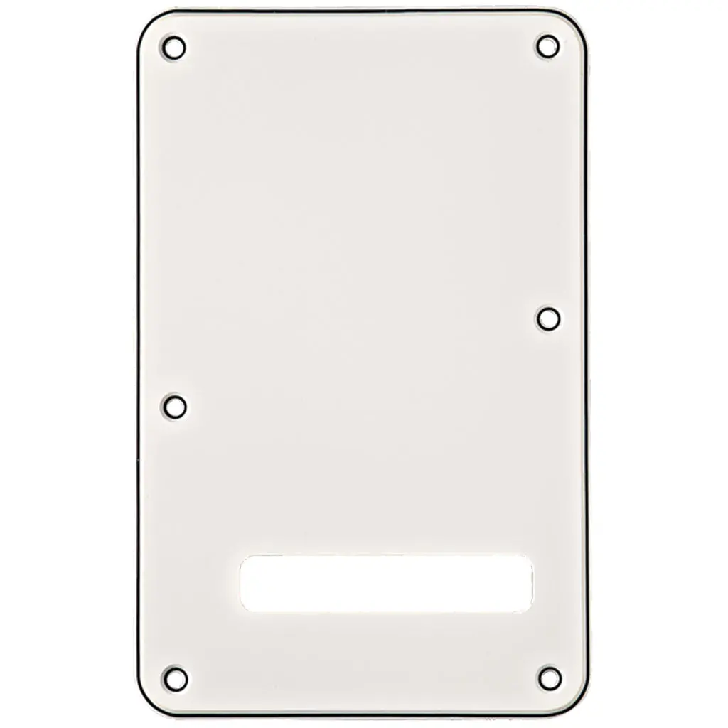 Fender Strat Backplate 3 Ply White/Black/White 1