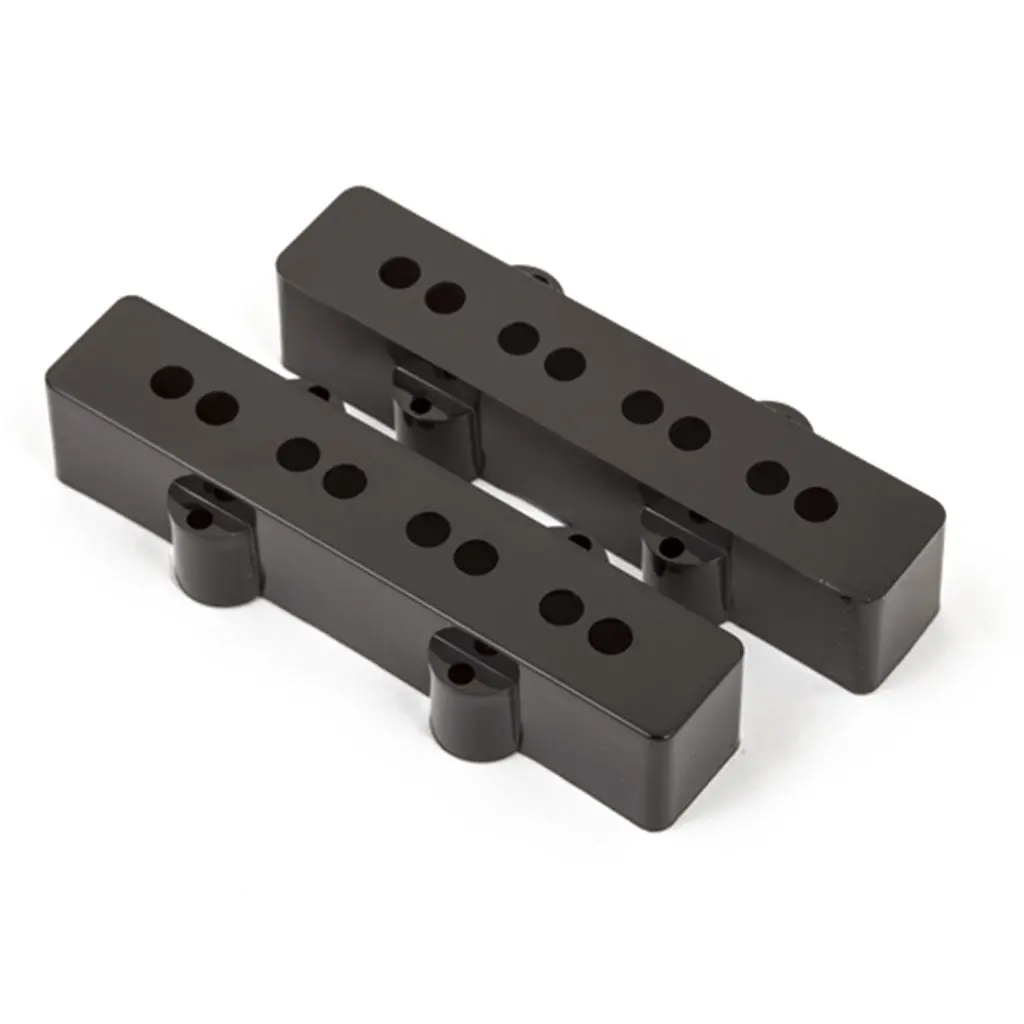 Fender - Pickup Covers - Pure Vintage Jazz Bass - Black (2) 1