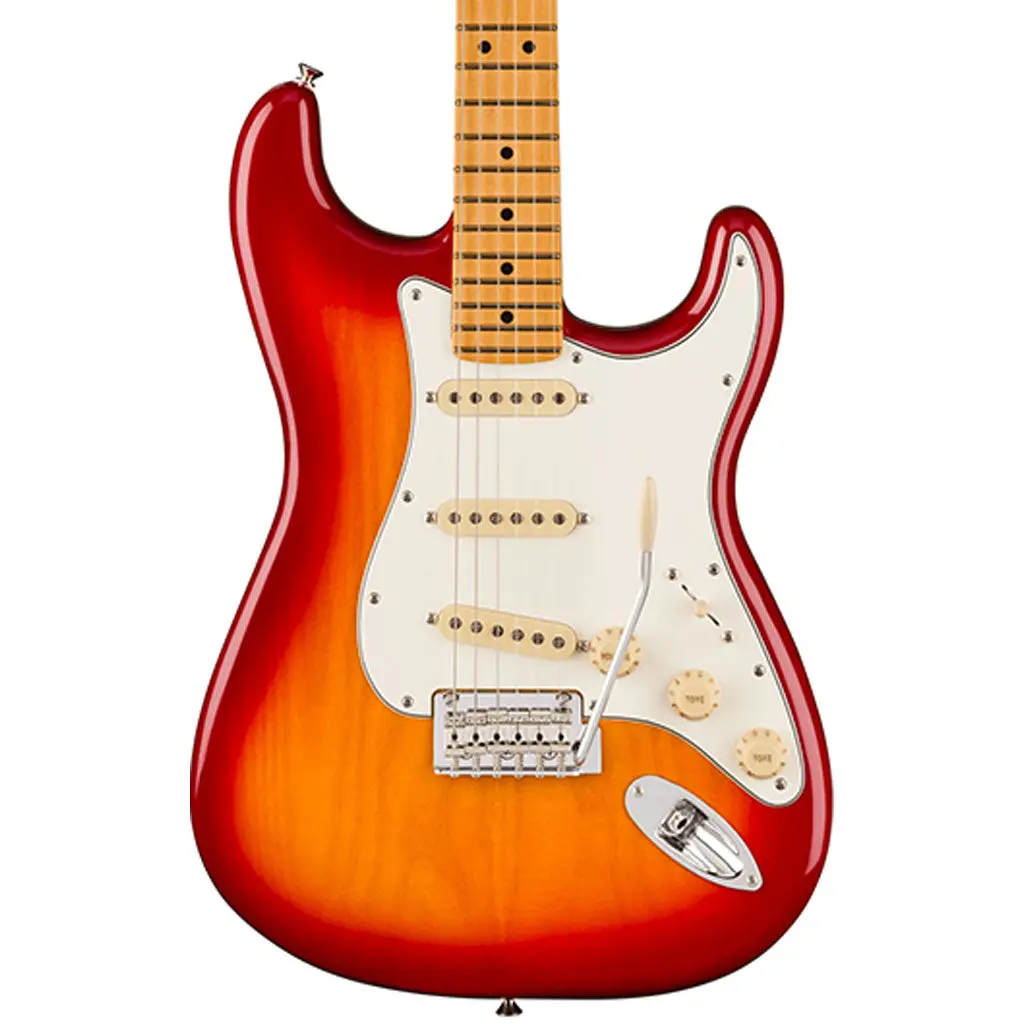 Fender Player Ii Stratocaster Chambered Ash Body - Maple Fretboard - Aged Cherry Burst 1