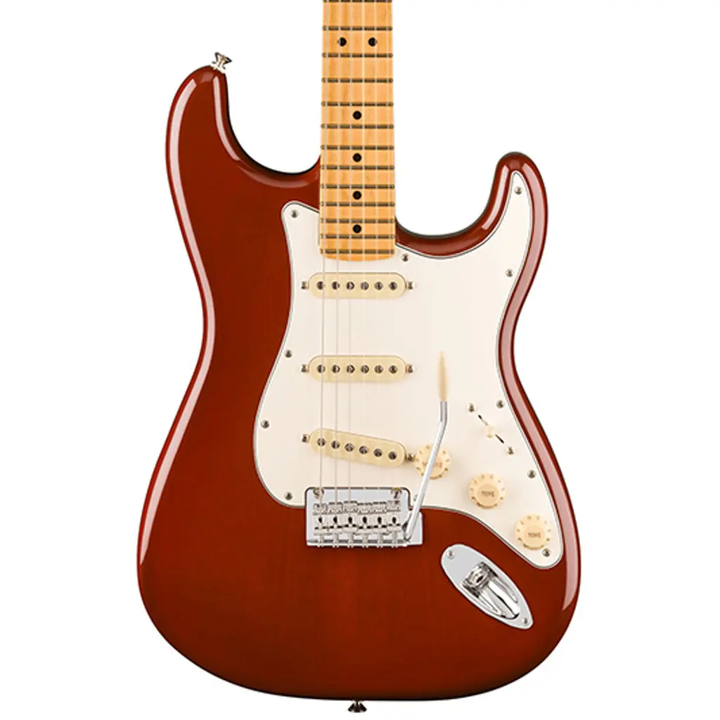 Fender Player Ii Stratocaster Chambered Mahogany Body - Maple Fretboard - Transparent Mocha Burst 1