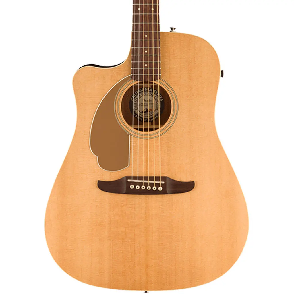 Fender Redondo Player Left Handed, Walnut Fingerboard, Gold Pickguard, , Natural 1