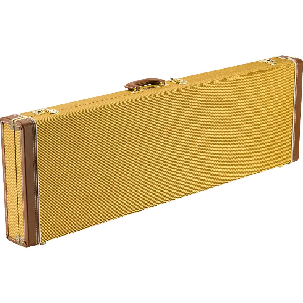 Fender Classic Series Wood Case Precision/Jazz Bass - Tweed 1