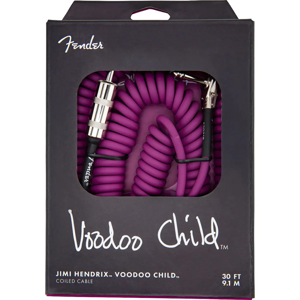 Fender Jimi Hendrix Voodoo Child Cable - Purple 30' 1