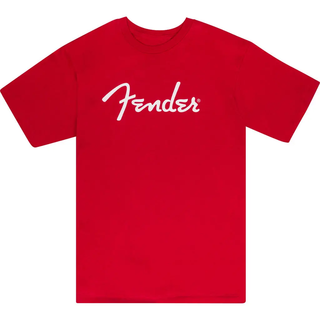 Fender® Spaghetti Logo T-Shirt, Dakota Red, M 1