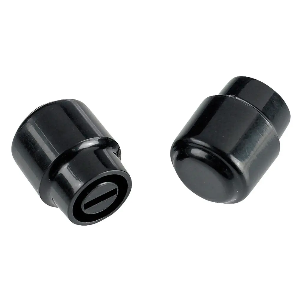 Fender Telecaster Barrel-Style Switch Tips - Black - 2 Pcs. 1