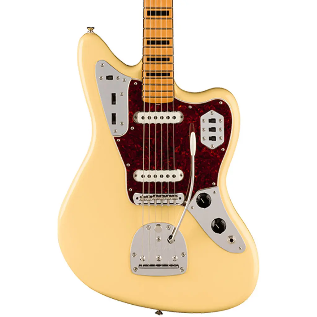 Fender Vintera Ii '70S Jaguar, Maple Fingerboard, Vintage White 1