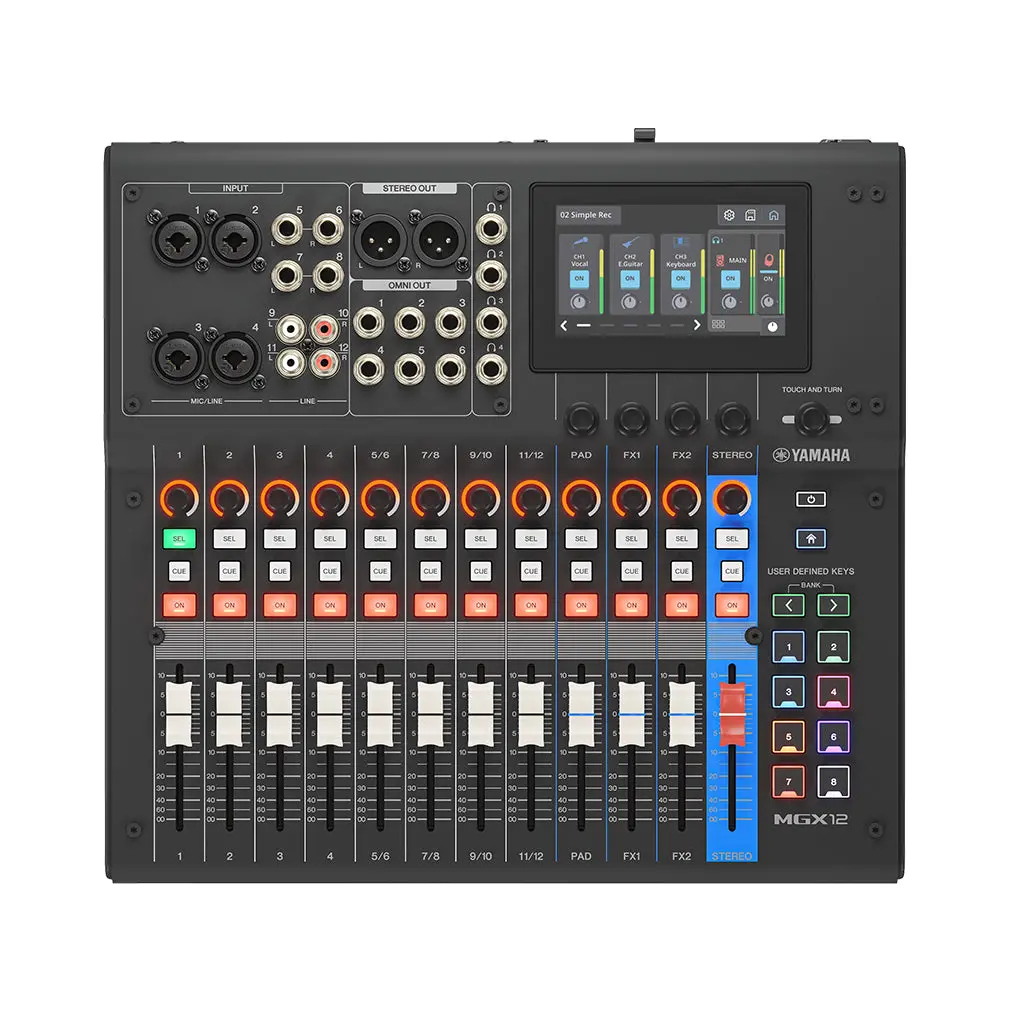 Yamaha Mgx12 Digital Mixer - Black 1