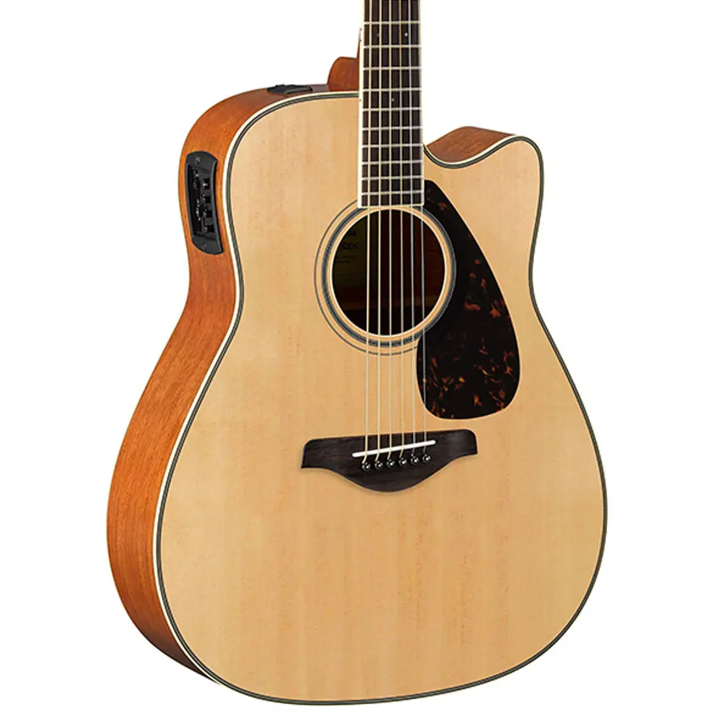Yamaha Fgx820c Natural Acoustic Guitar 1